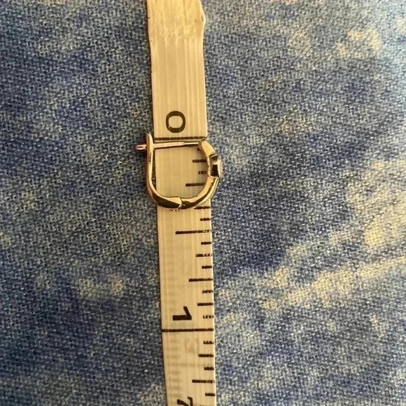 πΊ Happy π Smiling ππΊ face small sterling silver earrings for kids πΉππΊπΈ - Picture 6 of 6